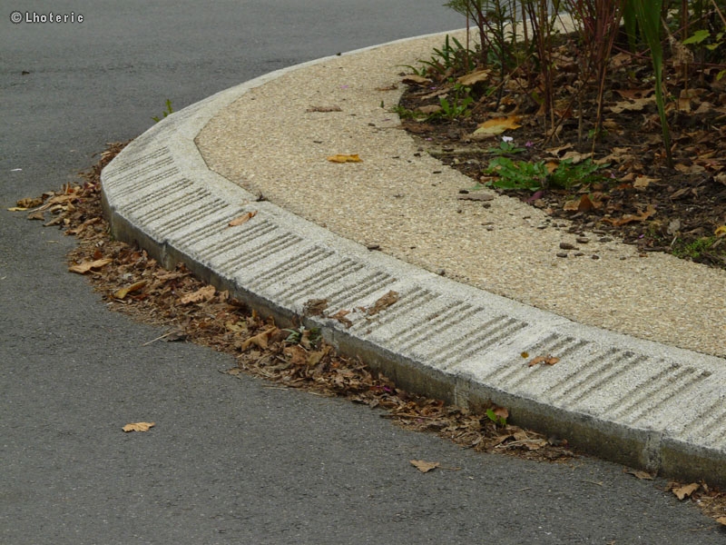 Bordure de rond point
