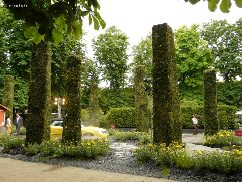 Colonnes de mousses
