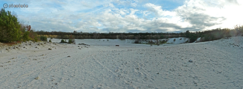 Grande carriÃ¨re de sable blanc
