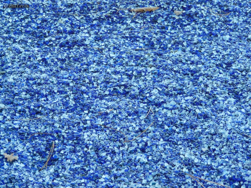 Paillage verre concassÃ©