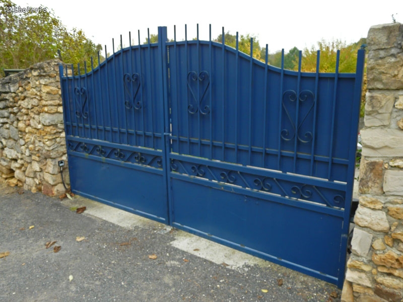 Portail bleu