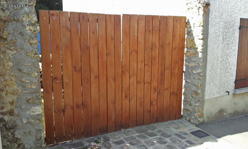 Portail en bois