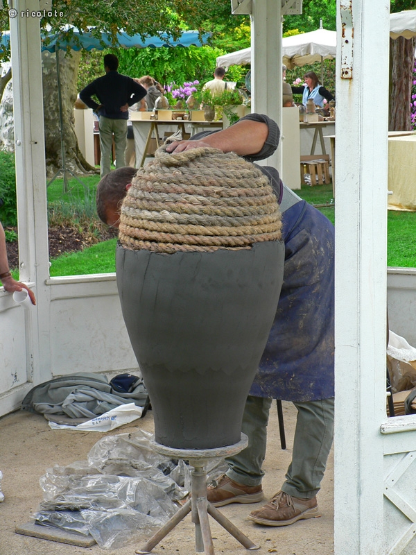 Poterie sur corde