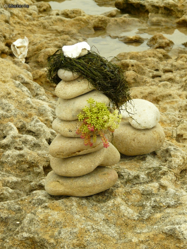 Sculpture en galets
