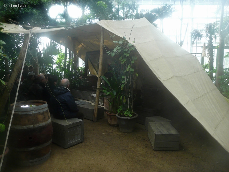 Tente de l'explorateur
