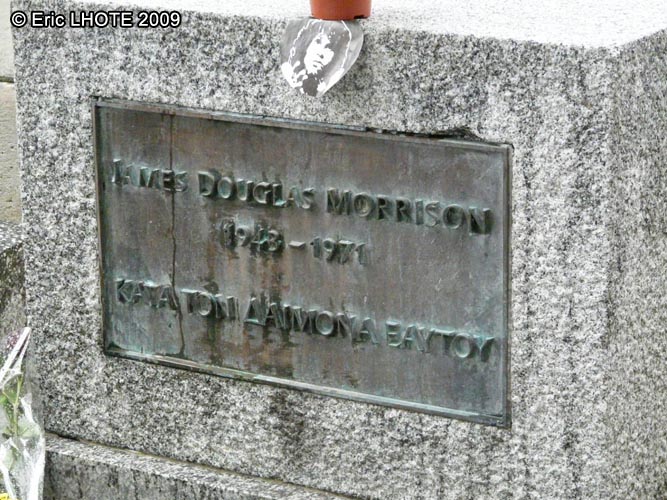 Tombe de Jim Morisson